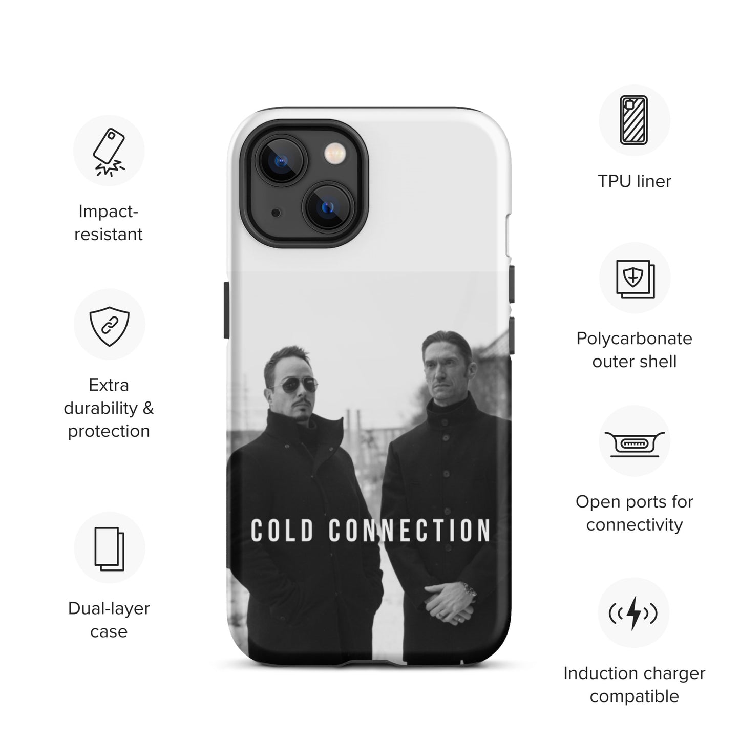 Cold Connection, official band photo, Tough iPhone case