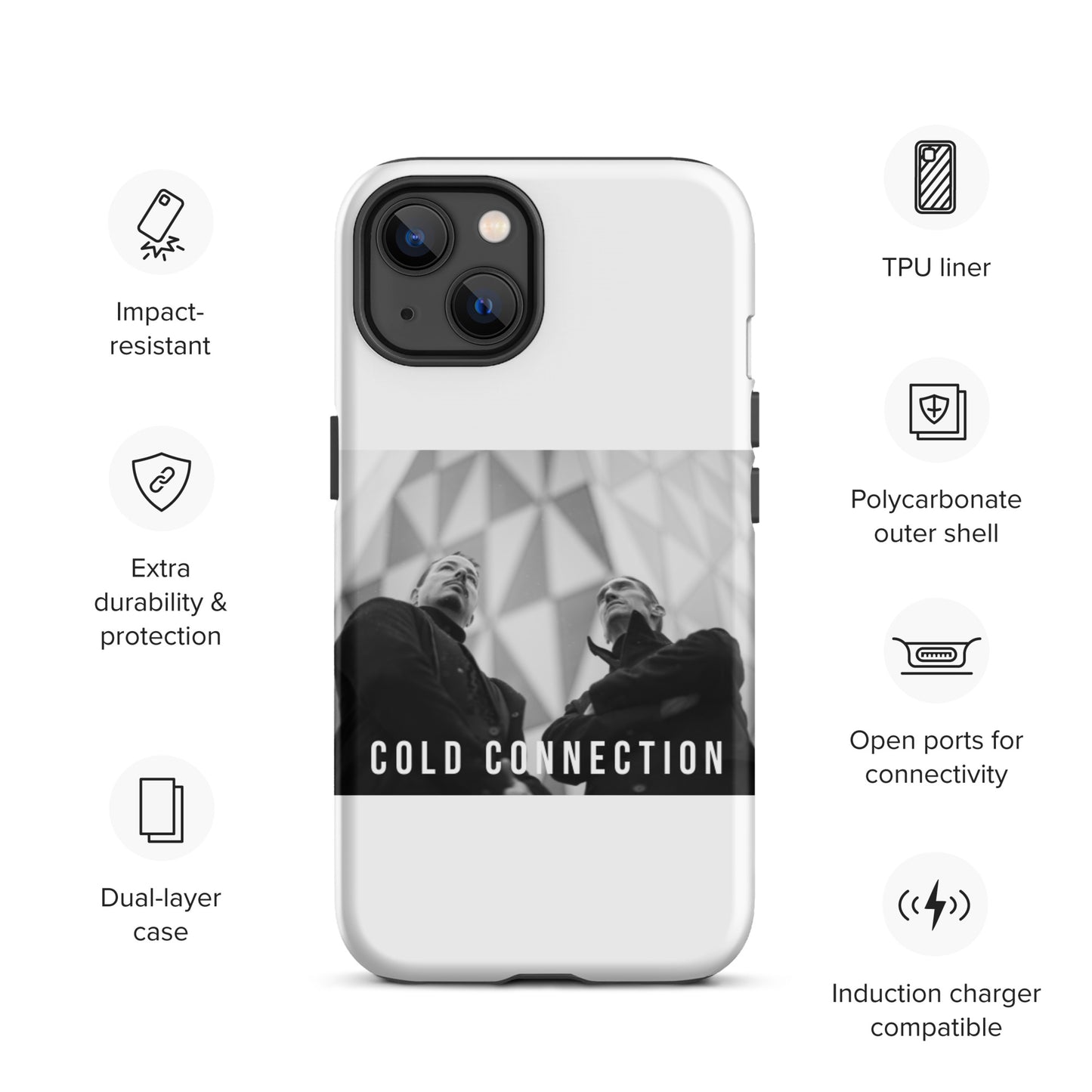 Cold Connection, official band photo, Tough iPhone case