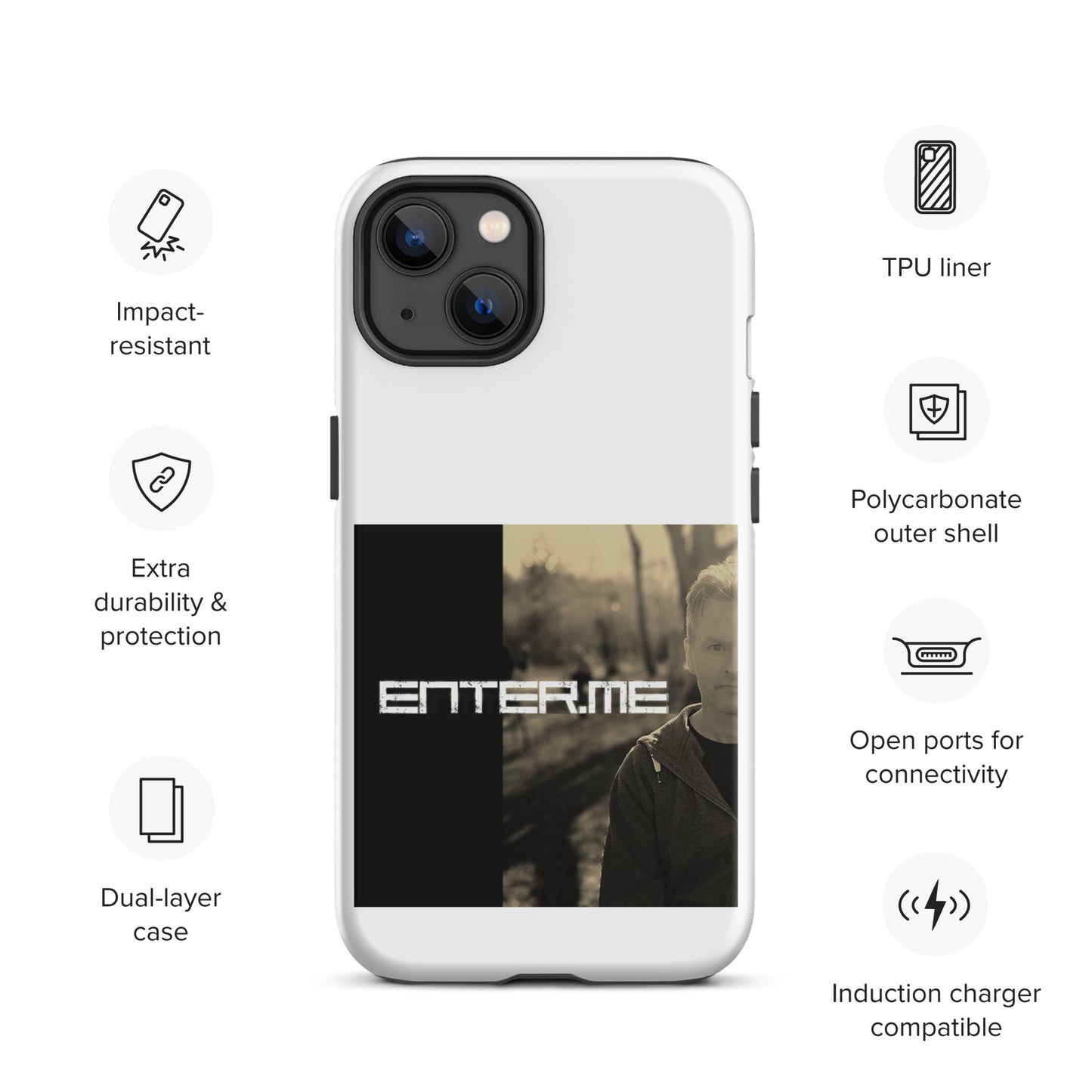 enter.me, official photo (colour) Tough iPhone case