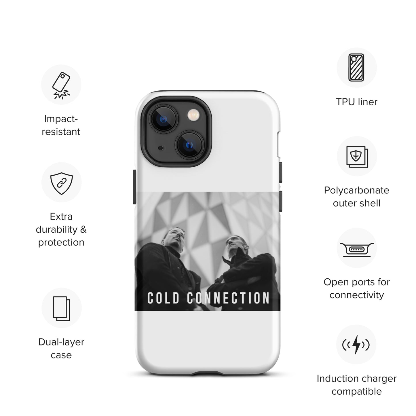 Cold Connection, official band photo, Tough iPhone case