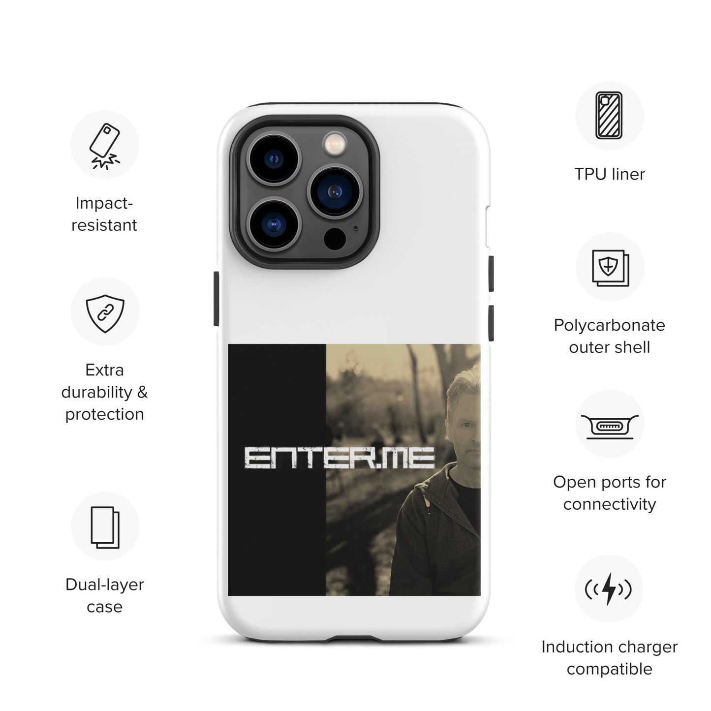 enter.me, official photo (colour) Tough iPhone case