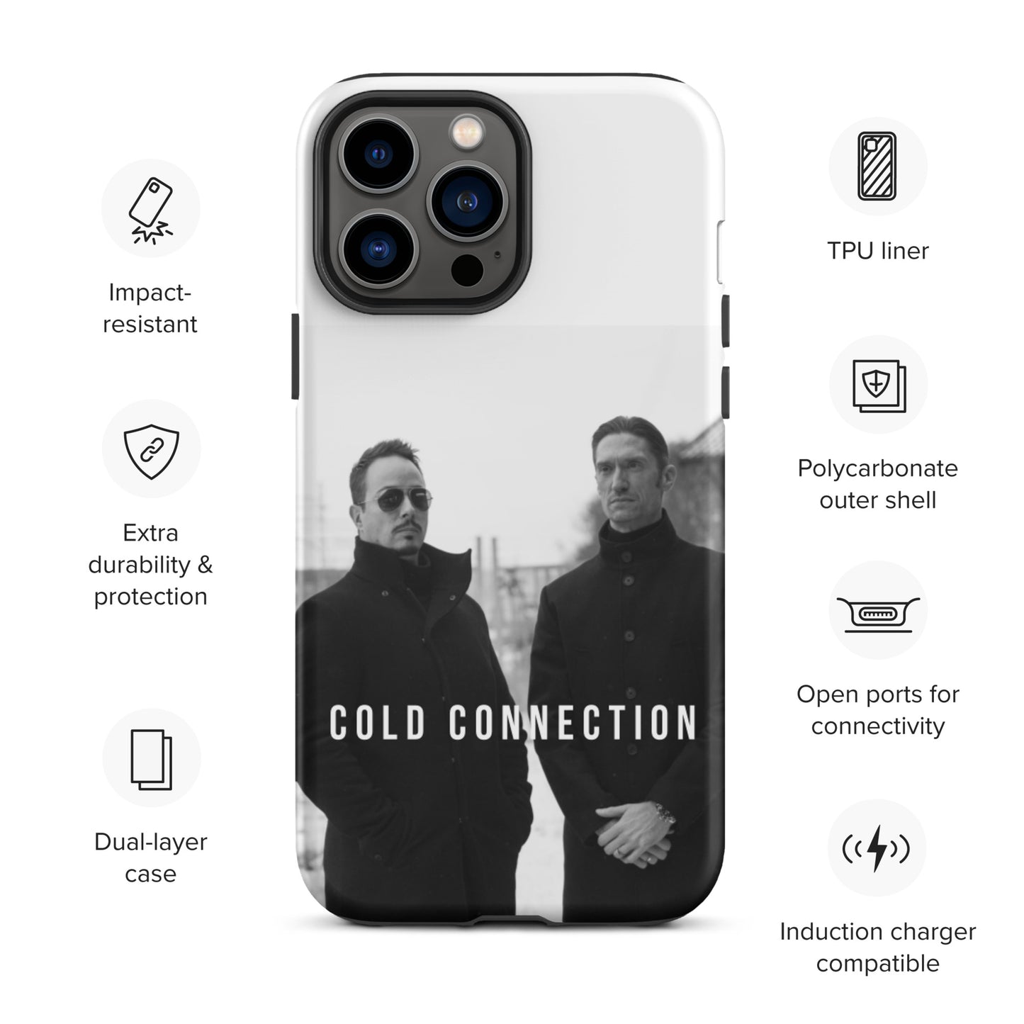 Cold Connection, official band photo, Tough iPhone case