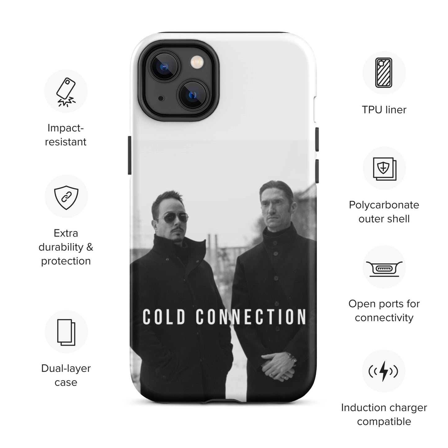 Cold Connection, official band photo, Tough iPhone case