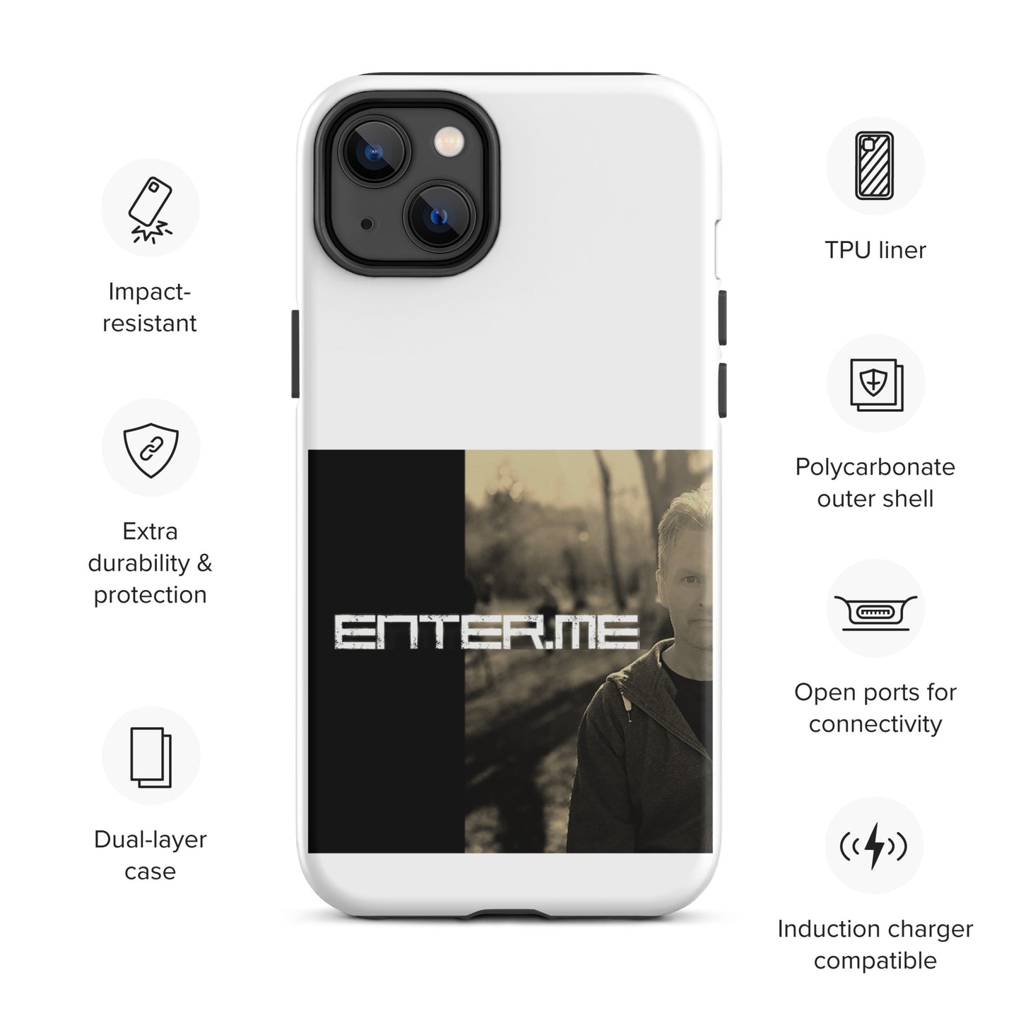 enter.me, official photo (colour) Tough iPhone case