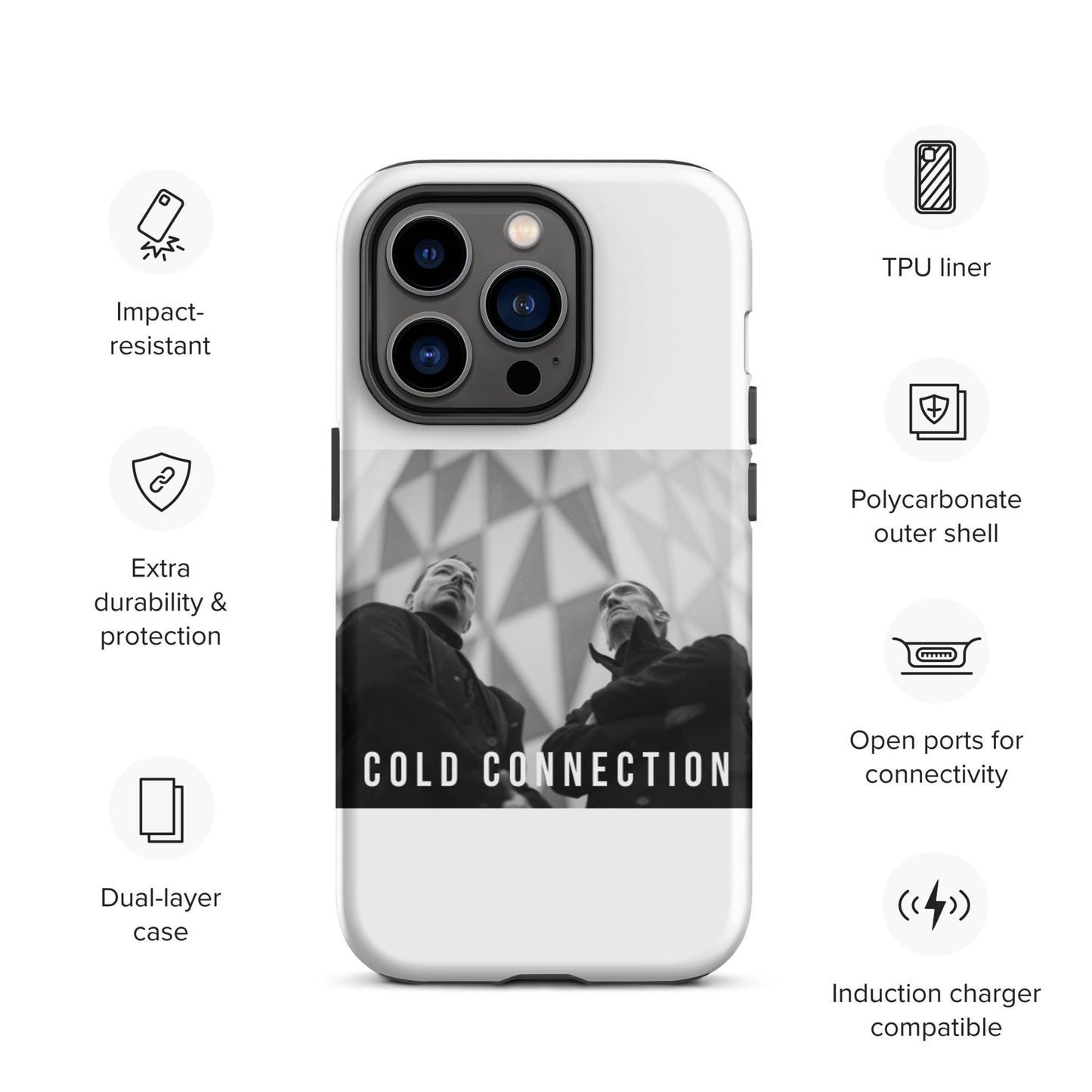 Cold Connection, official band photo, Tough iPhone case