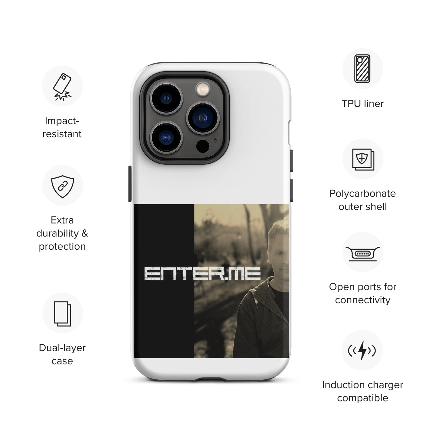 enter.me, official photo (colour) Tough iPhone case