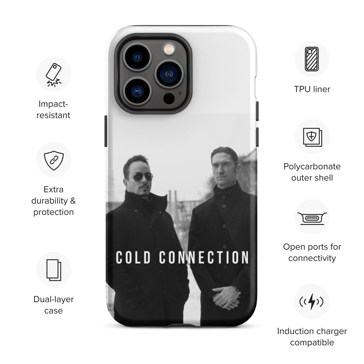 Cold Connection, official band photo, Tough iPhone case