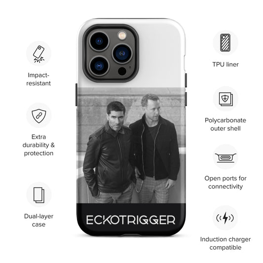 Eckotrigger, official band photo and logo, Tough iPhone case