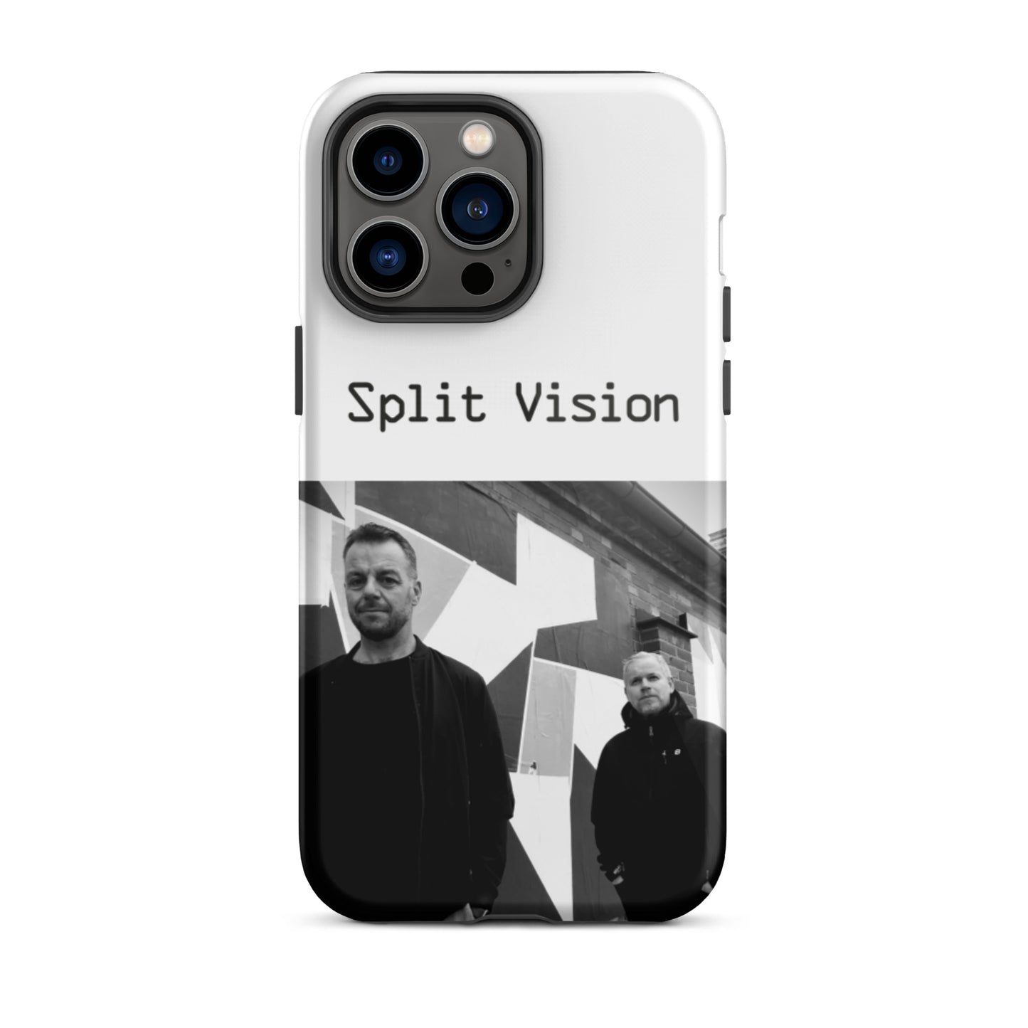 Split Vision, official band photo and logo, Tough iPhone case