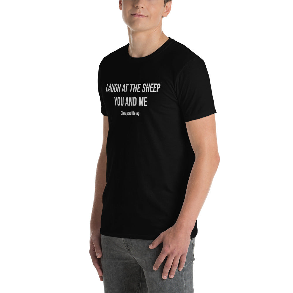 Disrupted Being, official song lyric and logo, Short-Sleeve Unisex T-Shirt