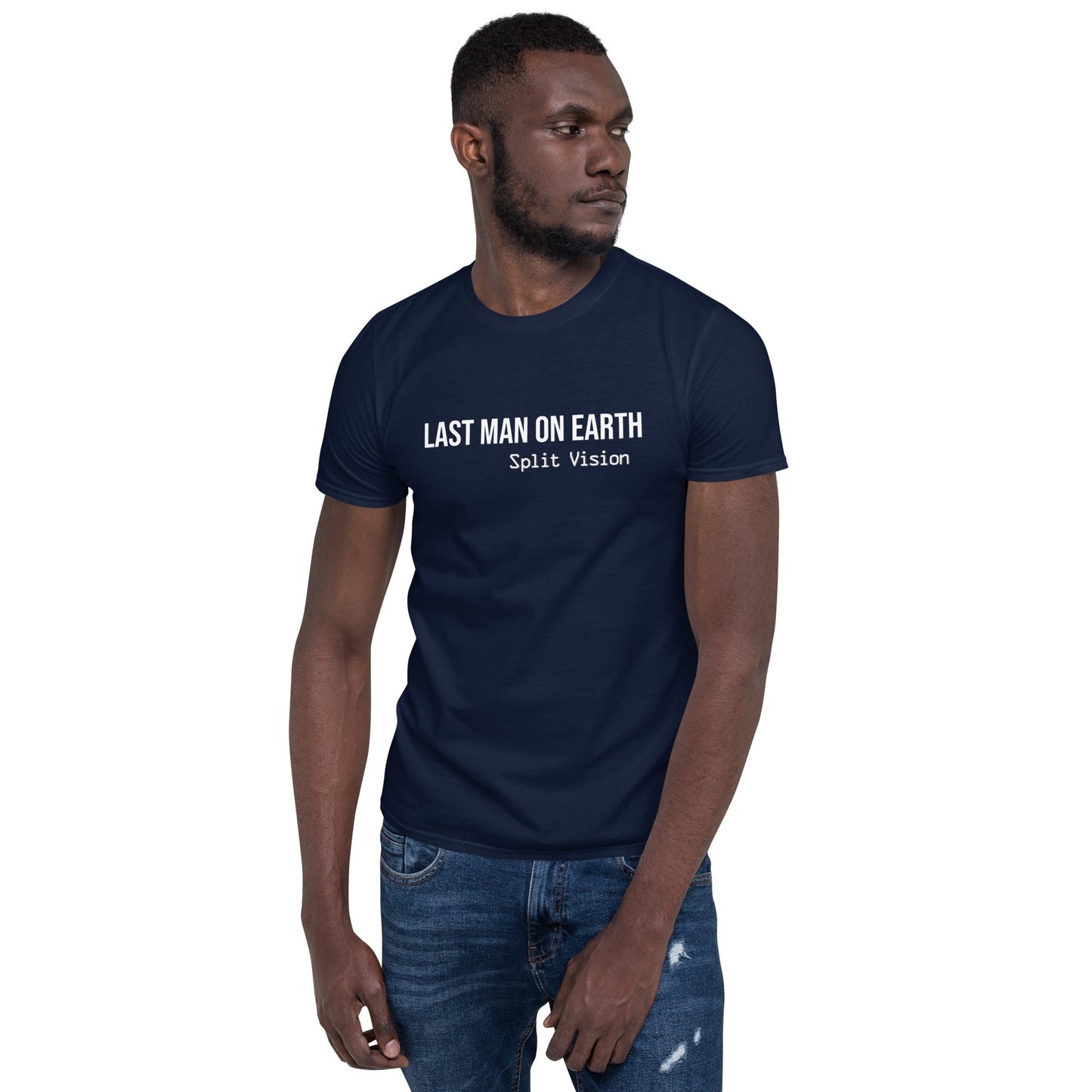 Split Vision, official logo and song quote, Short-Sleeve Unisex T-Shirt