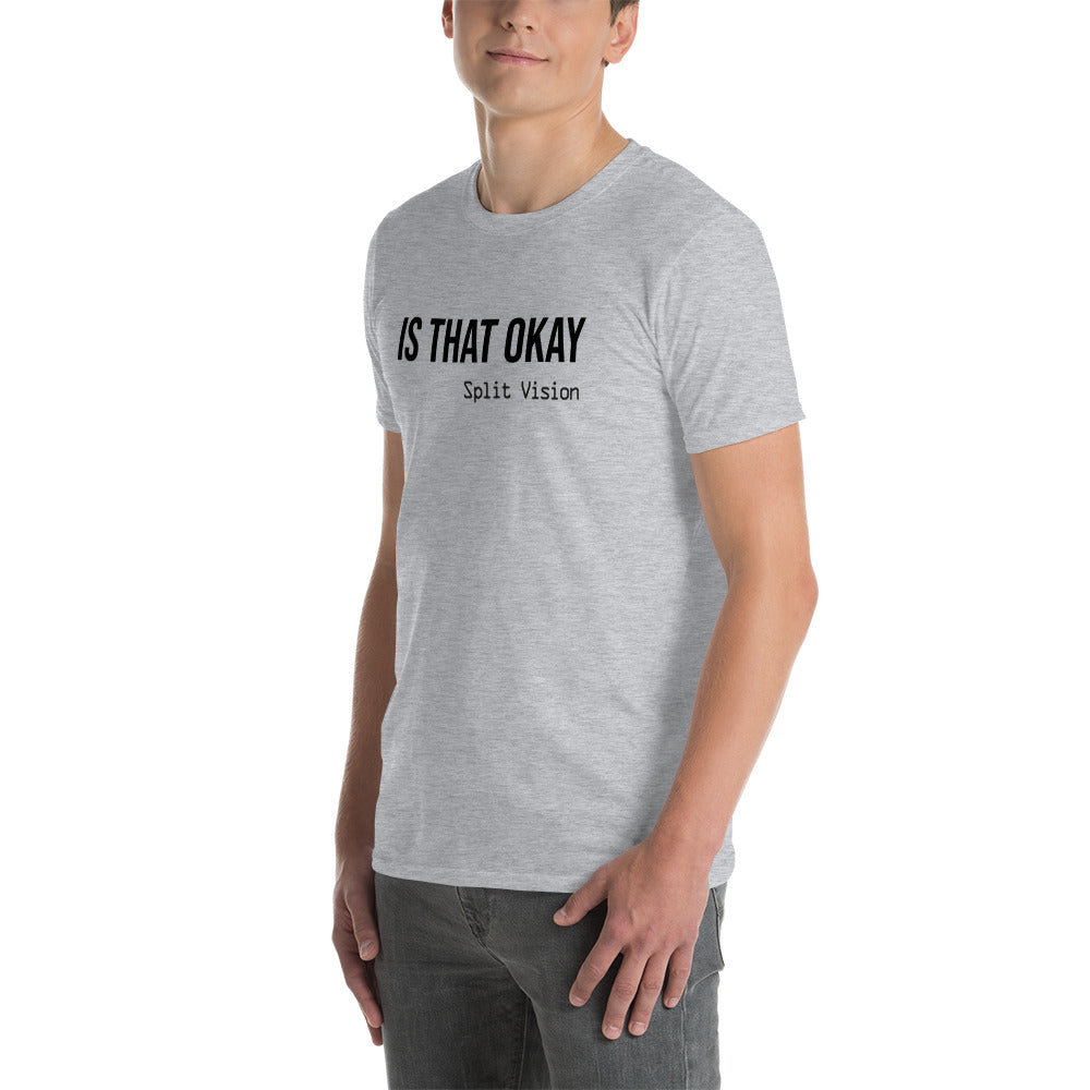 Split Vision, official logo and song quote, Short-Sleeve Unisex T-Shirt