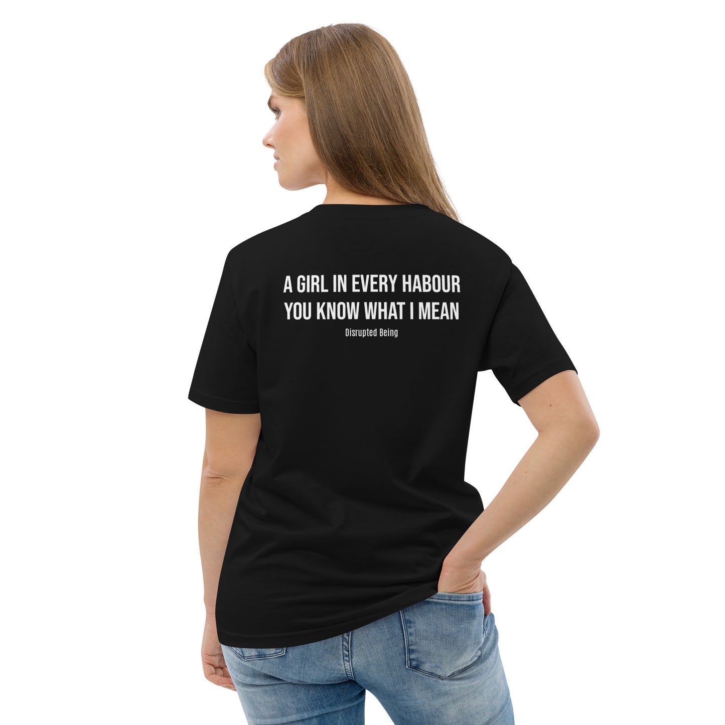 Disrupted Being, Sailor official cover/lyrics, Unisex organic cotton t-shirt