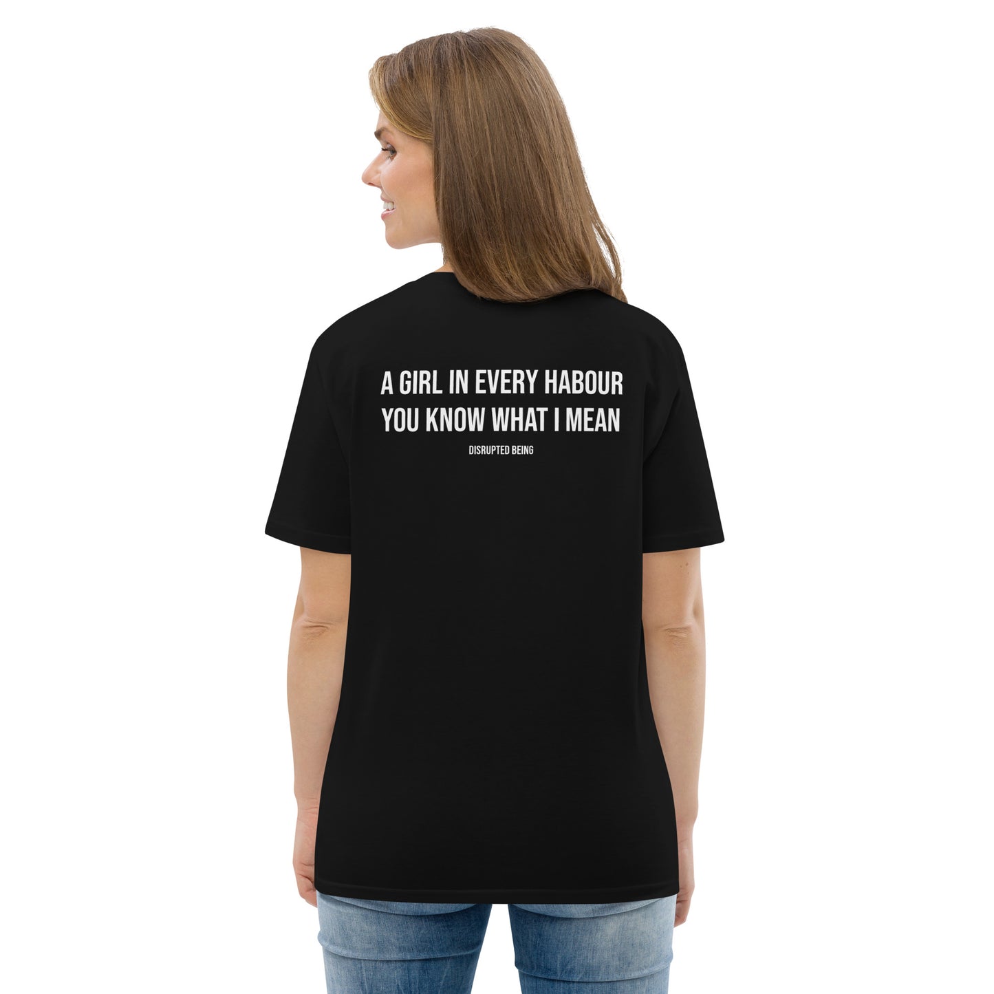 Disrupted Being, Sailor official cover/lyrics, Unisex organic cotton t-shirt