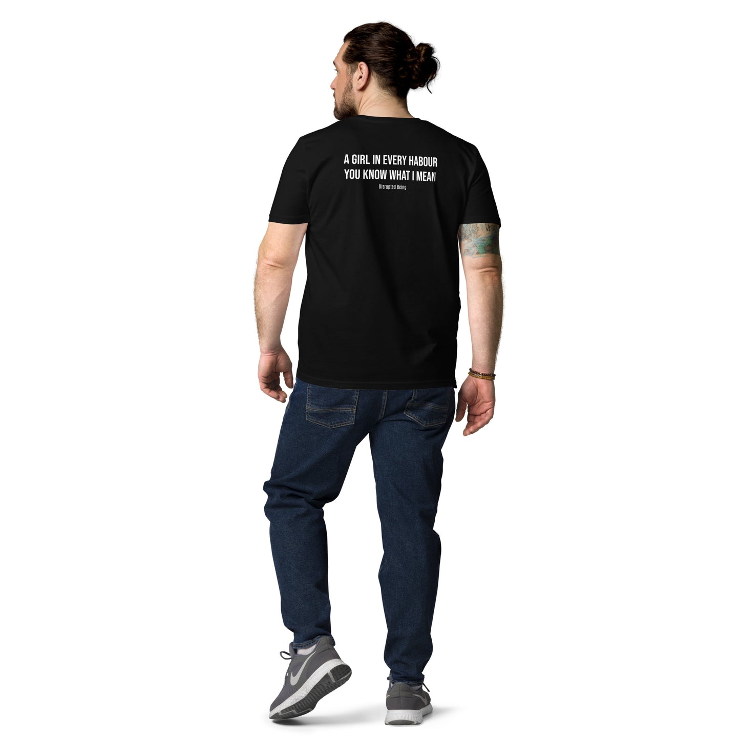 Disrupted Being, Sailor official cover/lyrics, Unisex organic cotton t-shirt