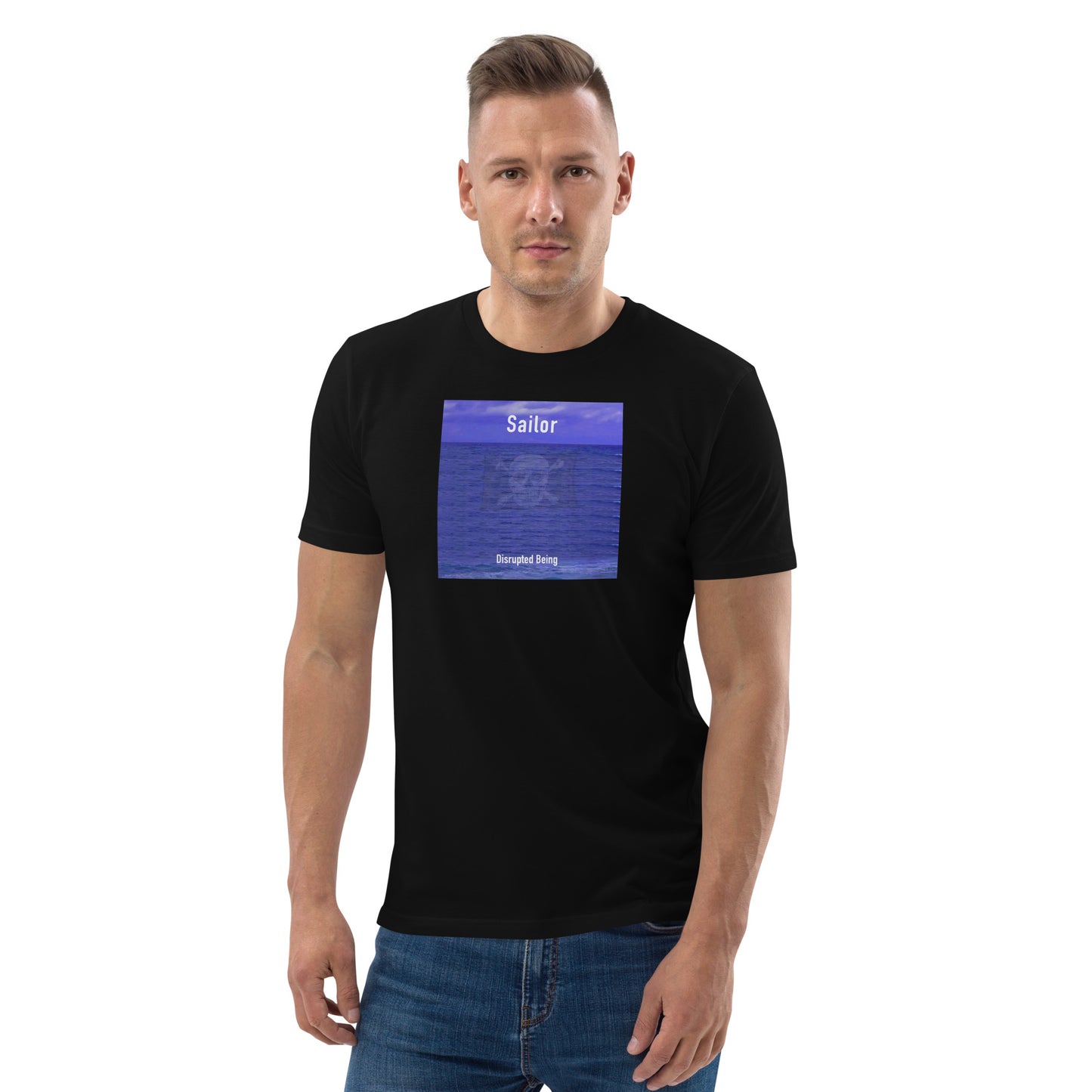 Disrupted Being, Sailor official cover/lyrics, Unisex organic cotton t-shirt