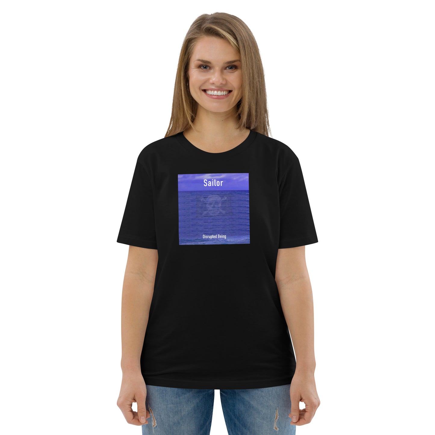 Disrupted Being, Sailor official cover/lyrics, Unisex organic cotton t-shirt