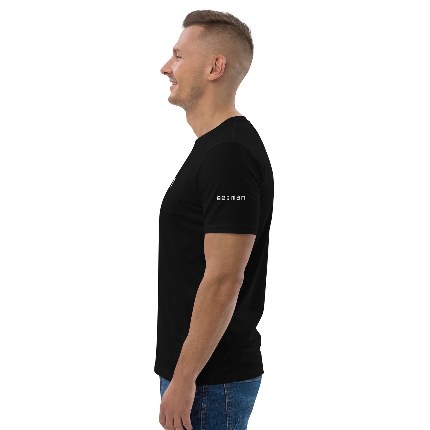 ee:man, official logo, Unisex organic cotton t-shirt