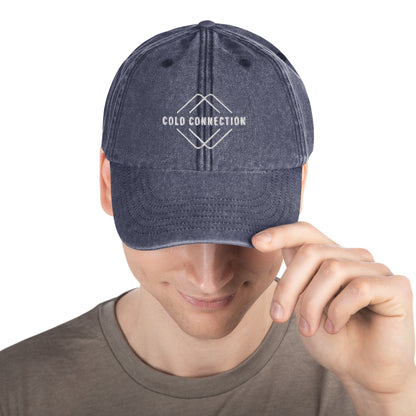 Cold Connection, logo (embroidery), Vintage Hat