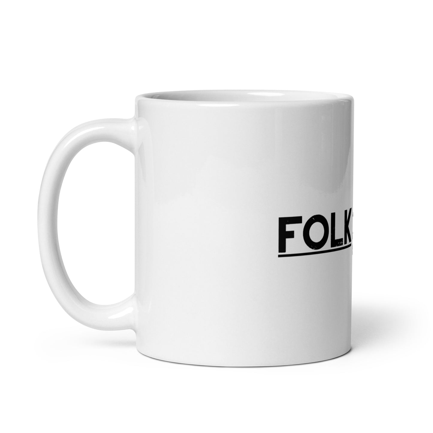 Folk Är Folk, official logo, White glossy mug